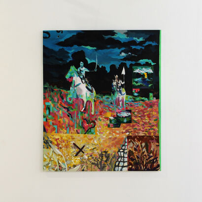 EN PIE DE GUERRA - a Paint Artowrk by María Briones Ballester